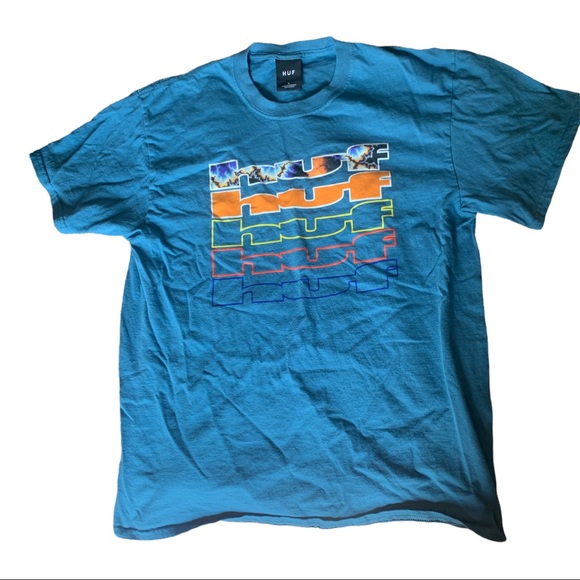 HUF Multicolor T-Shirt - Picture 1 of 2